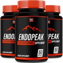 LIVORKA (3 Pack) Endopeak - Endopeak for Men, Endopeak Pills, Endopeak Capsules, Endopeak Male Performance, Endopeak Supplement, Endopeak Reviews, Endopeak Male Pills, 180 cápsulas para 3 meses