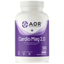 AOR, Cardio Mag 2.0, soporta un corazón sano, función muscular y energía, suplemento de magnesio, 30 porciones (120 cápsulas)