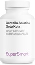 SuperSmart - Centella Asiatica 180mg por día - Gotu Kola Extracto Suplemento No-GMO &amp; Gluten Gratis - 90 cápsulas vegetarianas