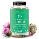 Vital Liver Cleanse Detox " Repair – 9-in-1 Liver Support Supplement – Milk Thistle, Artichoke Extract, Turmeric, Adaptogens – Optimal Liver Function and Digestive Health – 60 Vegetarian Soft Capsules