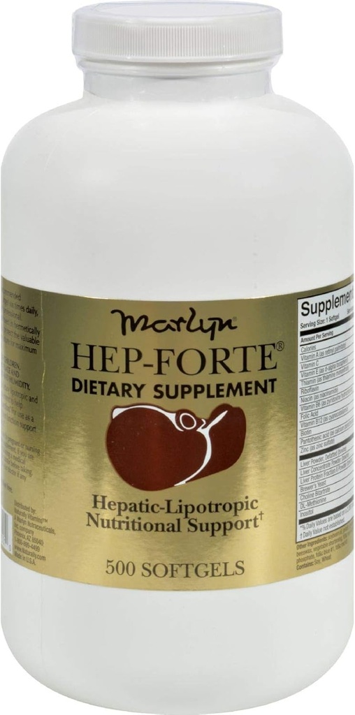 Naturalmente Vitaminas Marlyn Hep-Forte - 500 Softgels