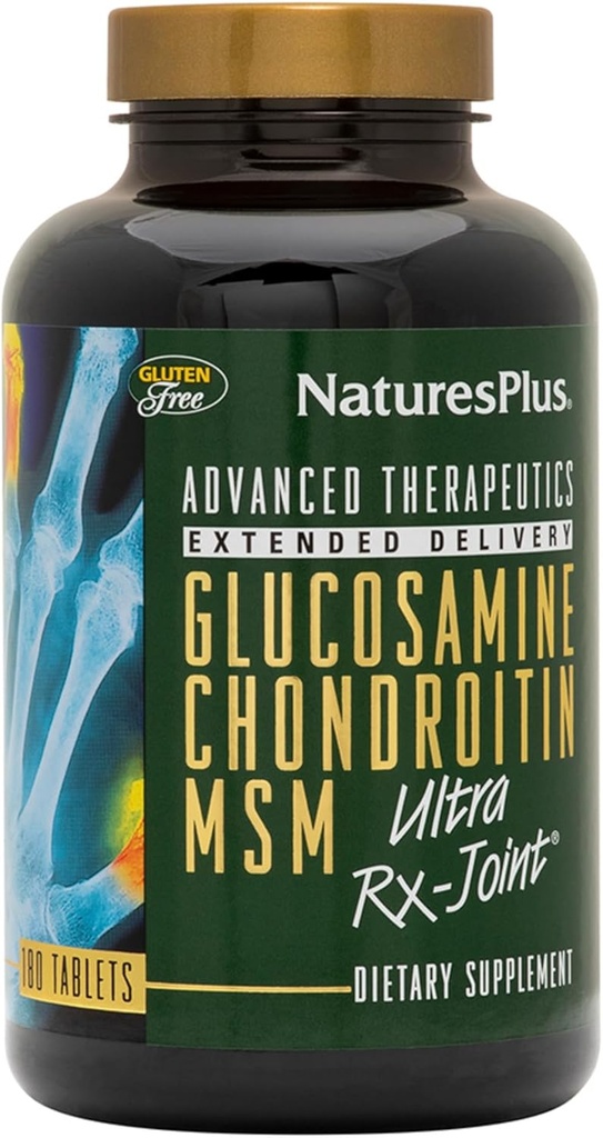 NaturesPlus Ultra Rx-Joint - 180 Tablets, Pack of 2 - Supports Healthy Joint Function - with Glucosamine, Chondroitin &amp; MSM - Gluten Free - 120 Total Servings