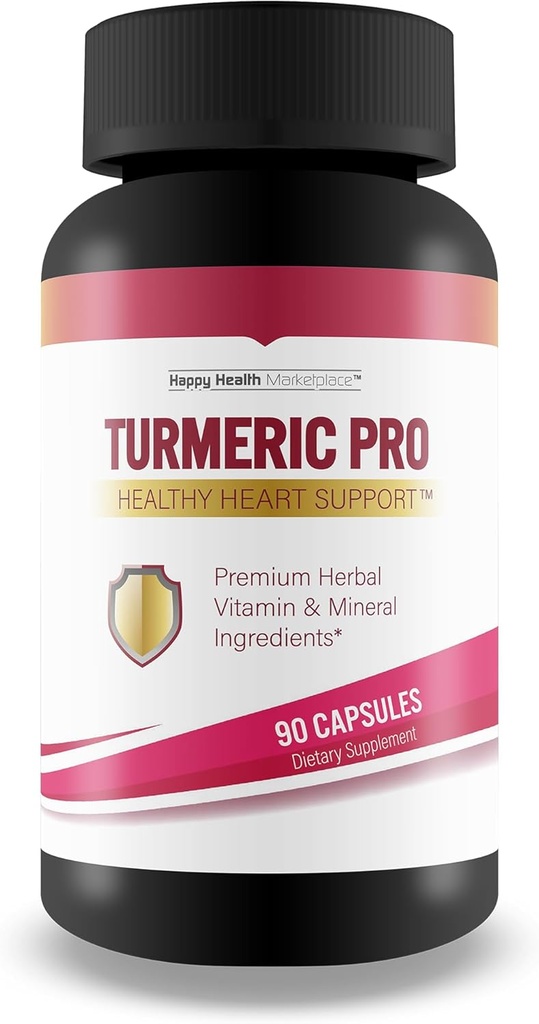 Gold Turmeric Pro - Nuestra Mejor Curcumina Turmérica con Pepper Negro, Ginger, Berberine, Vitamina C, D, Zinc y Más!- Alta Absorción Turmeric Oro Suplemento Calidad - Nuestro Mejor Suplemento de Curcumina