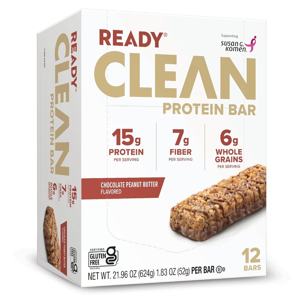 List® Protein Bares – High-Protein Snack with 15g Whey Protein, All-Natural Ingredients, Supports Lean Muscle and Recovery, No Artificial Sweeteners – Chocolate Peanut Butter, 12-Pack