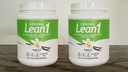 Lean1 Meal Replacement Protein Shake, Vanilla Flavor, 2-PACK of 15 Serving Tubs