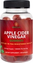 Manijas de vinagre de manzana con vitamina B12 – Vegan, libre de gluten, no GMO – Manzana de carrota púrpura con sabor – 1000 mg ACV – 60 Gummies, fuente de 30 días
