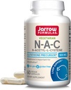 Jarrow Formulas® N-A-C 500 mg, Suplemento dietético, Apoyo Antioxidante para la salud del hígado, 60 cápsulas de verduras, 60 días de suministro