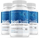 (3 Pack) Sciatisoothe Supplement for Sciatica, Sciati Soothe Nerve Health, Sciatisoothe Capsules Vitamins, Sciatisoothe Advanced Global Wellness Support Maximum Strength Formula USA (180 cápsulas)