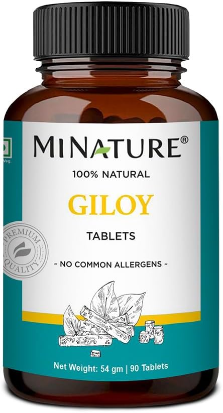 minature Giloy 90 Tablets TENIDO 1000 mg TENIDO 45 Days Supply TEN 100% Natural Giloy/Guduchi