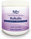 BioPure Baikalin Powder - Baiscalin Herb Extracto de Roots of Chinese Skullcap to Support Neurological, Nervous, " Immune System, Stress Management, and Whole Body Balance and Wellness – 50g