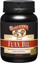 Omega de Barlean 3 6 9 Suplementos de aceite de Flaxseed, Suplemento de semilla de Flax Presionado Frío Softgels con 1650 mg Ácidos de grasa ALA, 100 Cuentas