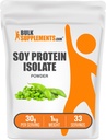 BulkSupplements.com Soy Protein Isolate Powder - Vegan Protein Powder, Unflavored - Pure &amp; Gluten Free, 30g per Serving, 1kg (2.2 libras) (Pack of 1)