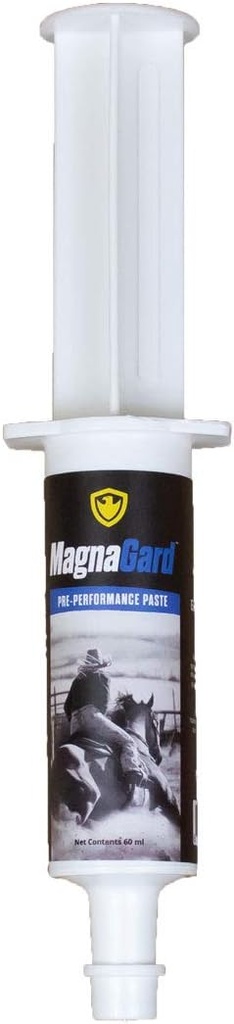 Pre-Performance Paste for Horses - All Natural Calmer, Acid Buffer, Gastric Support w/Electrolytes - 60ml Syringe