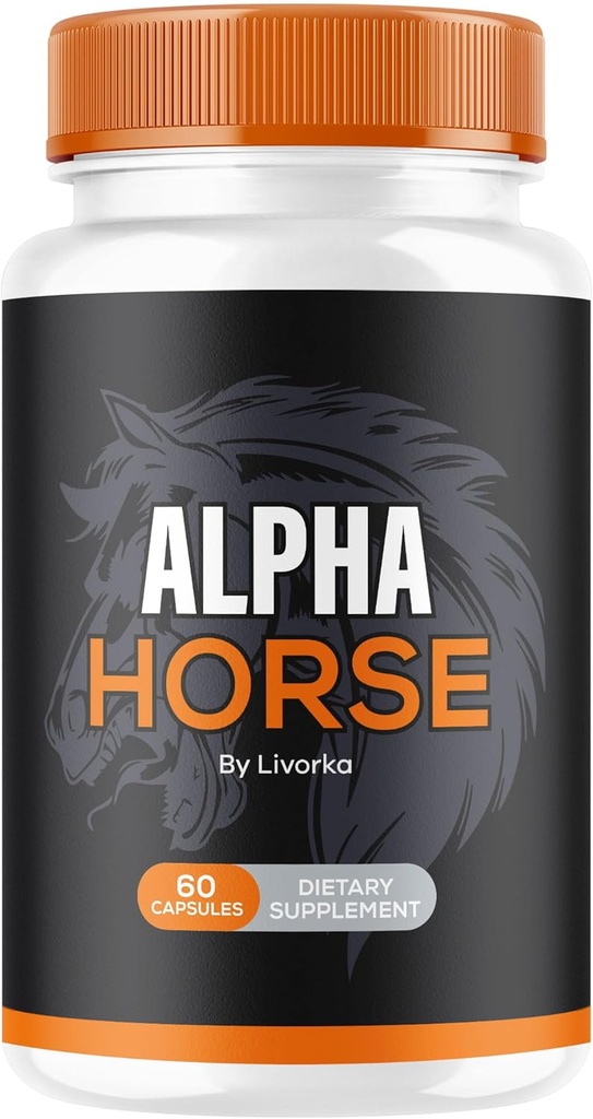 Caballo Alfa, Pilles de Caballo Alfa para Hombres, Capsulas de Caballo Alfa, Suplemento de Caballo Alfa, Alfa Vitamina Todas Natural Premium Fórmula, Suplemento de Caballo Alfa, 60 cápsulas para 1 Mes