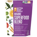 BetterBody Foods Organic Superfood Powder con proteína, vitaminas C, E y B12 (12.7 oz).