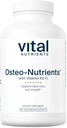 Nutrientes Vitales Osteo-Nutrients ← Vitamin K2 + D3, Calcio y Magnesio para Bone & Heart Support* ¦ Vegetarian Supplement ← Gluten, Dairy, Soy Free tención 180 Capsules
