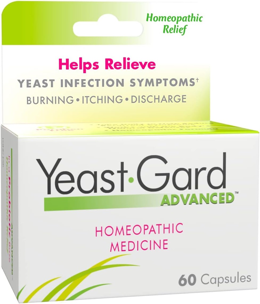 YeastGard Advanced Homeopathic Remedy Capsules - 60 cuenta Bottle