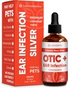 Tratamiento de la infección del oído del perro Tratamiento de la infección de oídos para perros &amp; gatos ← Cat Cleaner Drops  durable Chlorhexidine Wash for Pets ← Ayuda con las irritaciones ocultas " picazón  durable Nano Silver ← 2 Oz