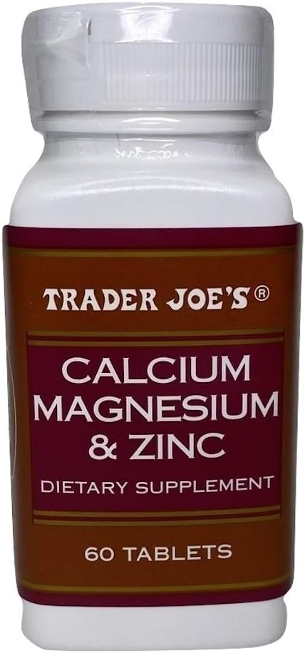 Trader Joe's Calcium Magnesium & Zinc 60 Tablet