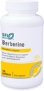 Klaire Labs SFI Health Berberine HCI 500mg - Berberine Supplement - Gluten-Free, Hypoallergenic (120 cápsulas)