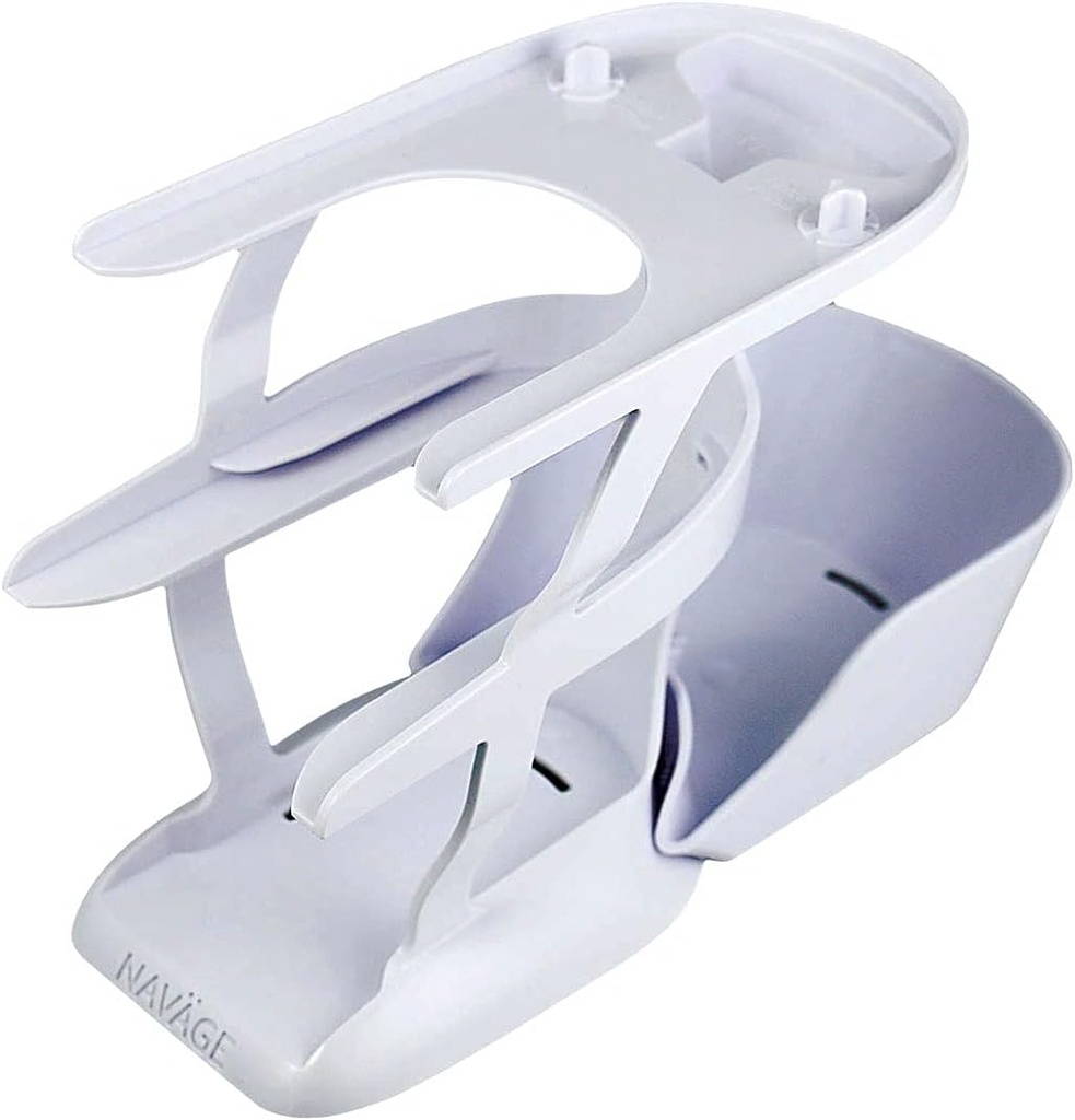 Navage Countertop Caddy - Storage Caddy Organizer for The Navage Nasal Irrigation System - 3-Tier Nose Cleaning Supplies Organizer with Detachable Tray - Plastic Caddy Only - Nasal Care Accesorios