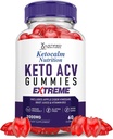 Laboratorios Justificados Ketocalm Nutrition Keto ACV Gummies Extreme 2000MG Keto Calm Nutrition Keto Gummies Apple Cider Vinegar Formulado con Powder Pomegranate Beet Juice B12 Vegan Non GMO 60 Gummys