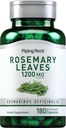 Piping Rock Rosemary Leaves 1200mg  180 Capsules ← Herbal Plant Extract ← Non-GMO, Gluten Free Supplement