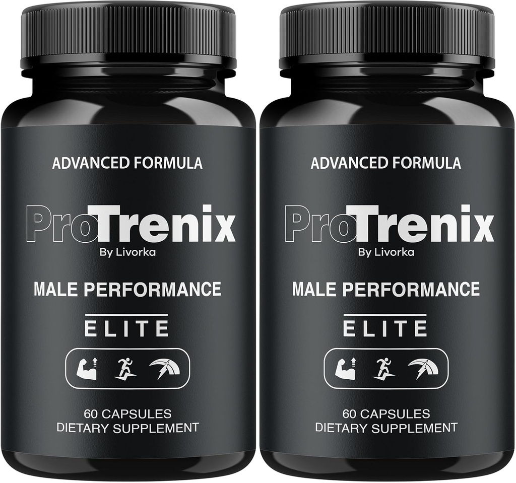 (2 Pack) ProTrenix Pills, ProTrenix Pills for Men, ProTrenix Capsules, ProTrenix Supplement Capsules All Natural Support - Premium Fórmula, ProTrenix Advanced Fórmula, 120 cápsulas para 2 meses