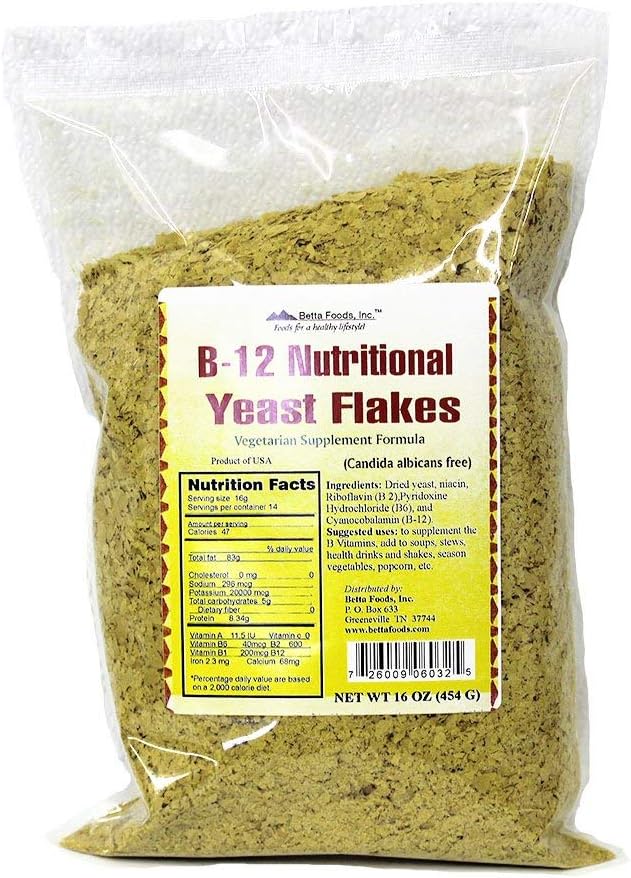 B-12 Bombas de levadura nutricionales (Suplemento vegetariano)