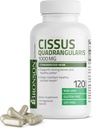 Bronson Cissus Quadrangularis Extracto 1000 mg Cápsulas - Huesos fuertes y juntas saludables - No GMO, 120 cápsulas vegetarianas