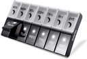Organizador semanal de píldoras 2 veces al día, caja de píldoras Gran capacidad para píldoras/Vitamin/Fish Oil/Supplements ,Medicine Organizer Double Protection, Pill case Portable Travel.(Dailylive)