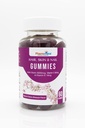Piel de pelo &amp; Nail Vitamina Gummies con Biotina Vitamina C y E -Vegan Gluten Gratis &amp; No-GMO Ingredientes -60 Cuenta