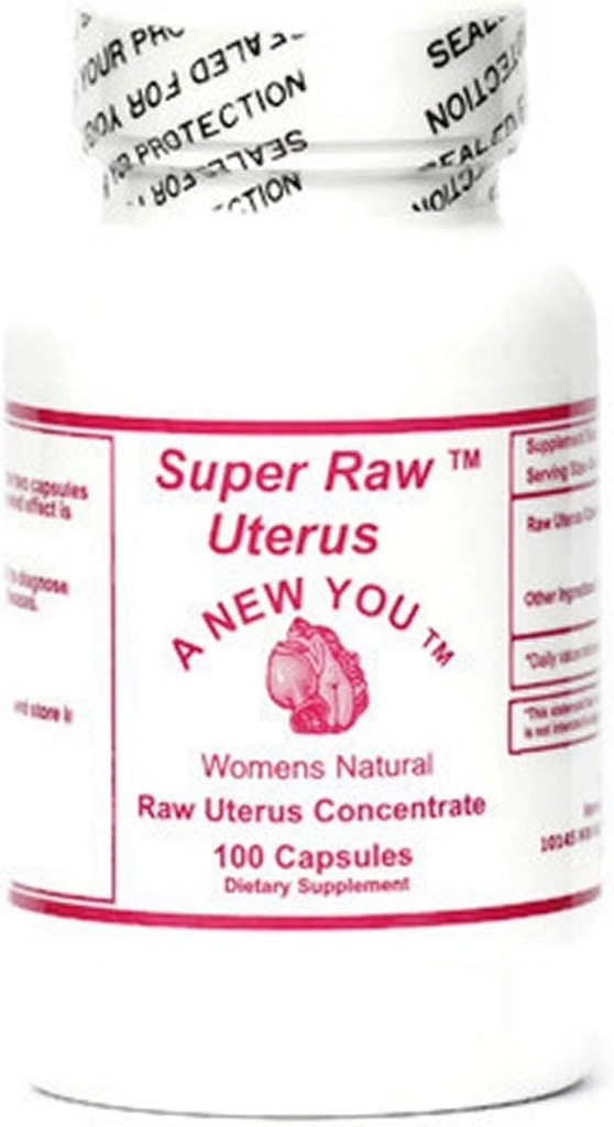 Raw Uterus Glandular Pills for Crossdressing, Transgender and Trans-Women