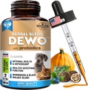 Defensa Natural Intestinal para perros " Cats – Limpiador Herbal con Wormwood, Nogal Negro " Probiótico – Promueve el equilibrio saludable Gut " Flora – Fórmula avanzada de espectro ancha – Hecho en EE.UU.