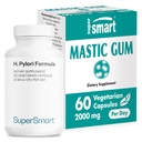 Supersmart - H. Pylori Formula Bundle (Complete Action) - Probiotic L. Reuteri w/Mastic Gum | Non-GMO & Gluten Free - 60x2 & 120 Vegetarian Capsules
