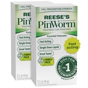 REESE'S PINWORM Medicine Liquid for Entire Family, Full Prescription Strength, 2 Oz, #1 Doctor Recommended Single Dose Pyrantel Pamoate Dewormer for Adults &amp; Kids Ages 2+, Banana Flavor