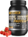 Goliath laboratorios 20 libras Fresa 100% Whey Protein Powder Suplemento de entrenamiento