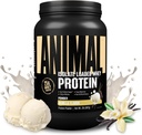 Animal Whey Isolate Protein Powder - Cargado para Pre &amp; Post Workout Muscle Builder y recuperación con enzimas digestivas para hombres &amp; mujeres - 25g Proteína, gran sabor, bajo azúcar - Vanilla 2 libras