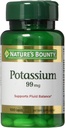 Nature's Bounty Potassium Gluconate 99mg, 100 Caplets