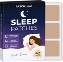 Patches de sueño para adultos fuerza adicional TENIDO Fácil de aplicar Parche de dormir con Melatonin " Valerian " Relájate " Retirada ANTE Larga vida nocturna Comfort para hombres " mujeres  durable 42 Patches