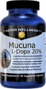 Mucuna Pruriens L-Dopa – 20% L Dopa Velvet Bean Extract, Dopamine Mood Support Supplement, Natural Brain Health Booster for Super Focus, Energy, and Peak Performance, 90 cápsulas