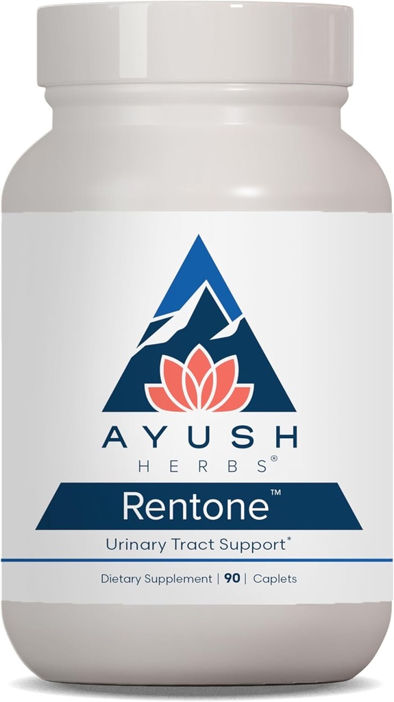 Ayush Herbs Rentone - Suplemento de Apoyo al Riñón con Arándano, Láminas de Limpieza del Riñón para Hombres, Función de la Salud y la Vejiga Urinaria - 90 Cápsulas Vegetarianas (1 Cuenta)