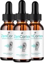 ZenCortex Tinnitus Ear Drops - ZenCortex 24, Zen Cortex Liquid Drops, ZenCortex Reseñas, ZenCortex Drops for Ear Relief (3 Pack - 3 Month Supply)