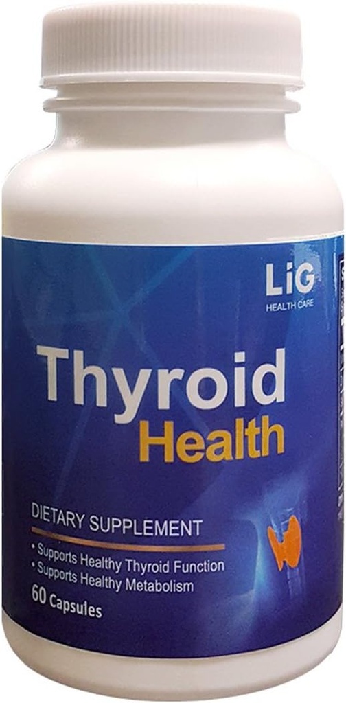 LIG Thyroid Health - Natural Herbal Supplement - Shrink Thyroid Cysts and Nodules - Balance Hormon Levels - Honeysuckle Flower