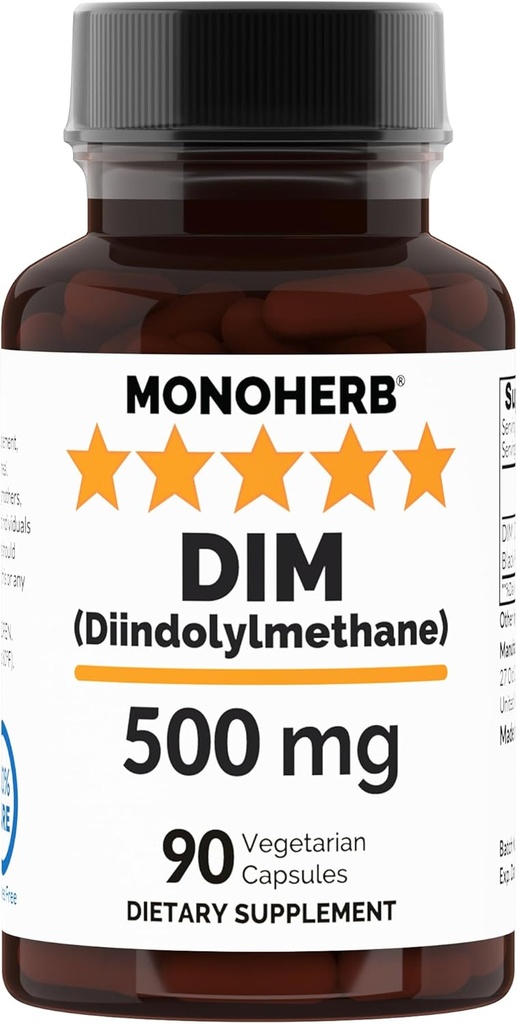MONOHERB DIM Diindolylmetano 500 mg - 90 cápsulas