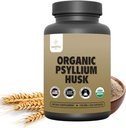 Orgánica Psyllium Husk Capsules 750 mg, Suplemento de fibra natural para la salud de Gut* - Alternativa a Psyllium Husk Powder, Zealthy Life, 250 cápsulas
