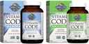 Jardín de la vida Hombres 50+ Multivitamínico y B Complejo Vitamina Raw Whole Food 120 Capsule Suplemento Bundle