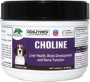 Dogzymes Choline ayuda en función cerebral y también ayuda con convulsiones y recuperación de golpes. También se utiliza para limpiar el hígado de los lípidos acumulados (1 libra)