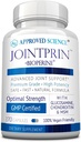 Jointprin de Ciencia Aprobada - Suplemento de Apoyo Conjunto - Glucosamina, MSM, Condroitina, Turmérica, Boswellia, BioPerine - 3 Mes de Suministro